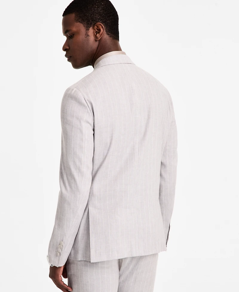 Calvin Klein Men's Slim-Fit Linen Suit Jacket
