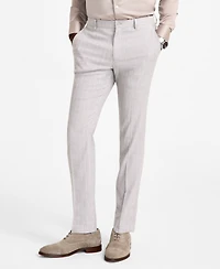 Calvin Klein Men's Slim Fit Linen Suit Pant