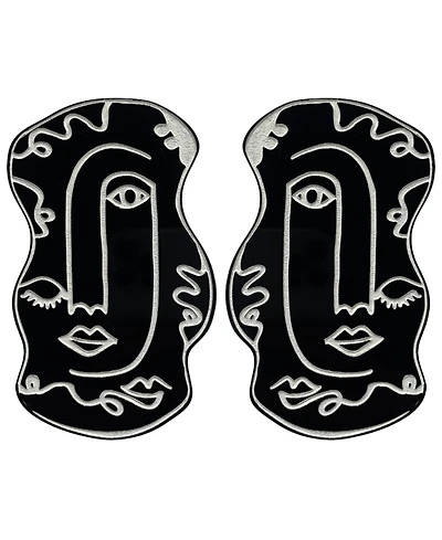 Swanky Designs Hand Drawn Abstract Studs