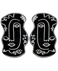 Swanky Designs Hand Drawn Abstract Studs