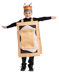 Dress Up America S'mores Marshmallow Costume - Kids
