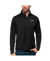 Antigua Men's Atlanta Braves Tribute Quarter-Zip Pullover Top