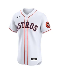Nike Men's White Houston Astros Home Vapor Premier Elite Patch Jersey