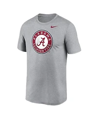 Nike Men's Heather Gray Alabama Crimson Tide Primetime Legend Alternate Logo T-Shirt
