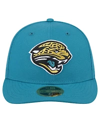 New Era Men's Teal Jacksonville Jaguars Throwback Logo Omaha Low Profile 59FIFTY Fitted Hat