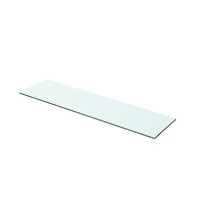 Shelf Panel Glass Clear 23.6"x4.7"