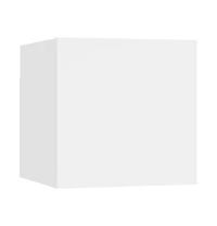 vidaXL Bedside Cabinet White 12"x11.8"x11.8" Engineered Wood