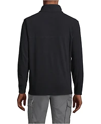 Lands' End Big & Tall Thermacheck 100 Fleece Quarter Zip Pullover Top