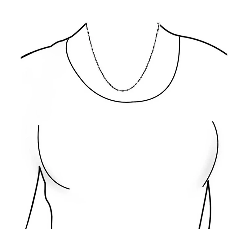 Bling Jewelry Bali Style Thin .925 Sterling Silver Coreana Black Antiqued Popcorn Chain Necklace 3MM