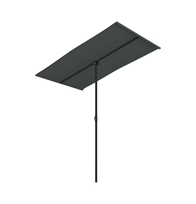 Garden Parasol with Aluminum Pole 70.9"x43.3" Anthracite