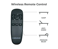 Cariloha Classic Adjustable Mattress Base | Cal Split King | 6", 9", 12" | Viscose Material | Adjustable Height, Quiet Motor, Wireless Remote