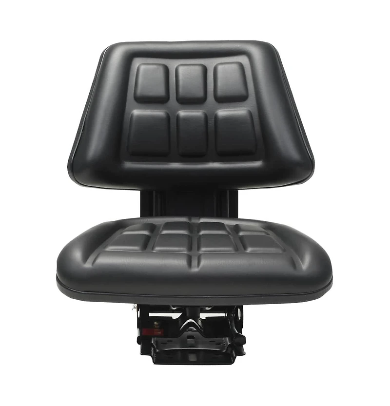 vidaXL Tractor Seat with Suspension Black