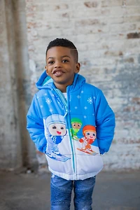 CoComelon Baby Boys Zip Up Winter Coat Puffer Jacket