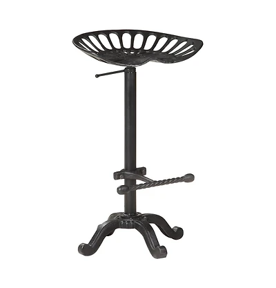 Bar Stool Black Cast Iron