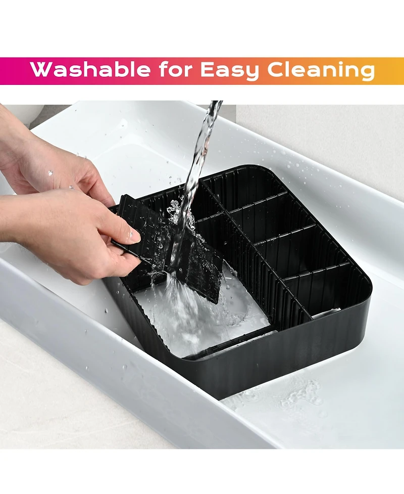 Byootique 10" Makeup Bag Cosmetic Case Storage Handle Organizer Brush Holder