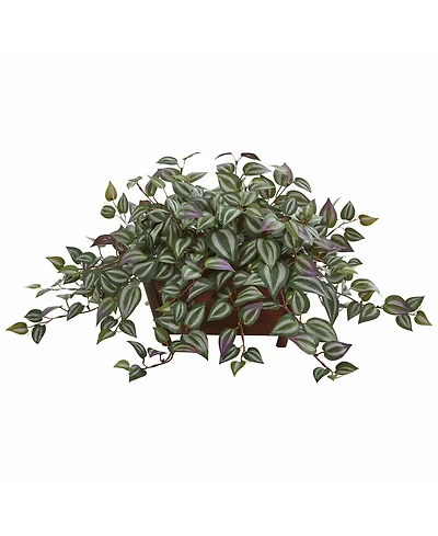 Slickblue Wandering Jew Artificial Plant in Decorative Planter