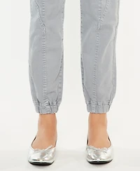 Kancan Women's High Rise Denim Jogger Pants
