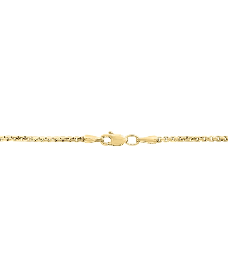 Effy Men's Onyx & Black Diamond (1/5 ct. t.w.) Dog Tag 22" Pendant Necklace in 14k Gold