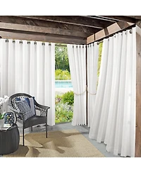 Sailor Indoor/Outdoor Uv Protectant Room Darkening Grommet Curtain Panel