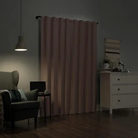 Cyrus Thermal 100% Blackout Back Tab Curtain Panel