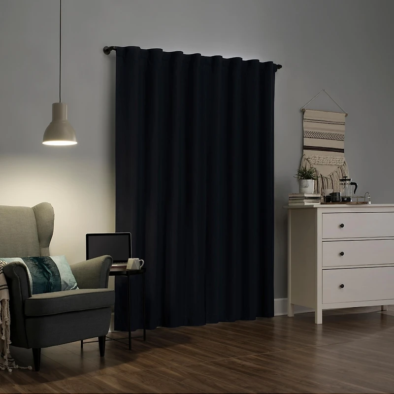 Cyrus Thermal 100% Blackout Back Tab Curtain Panel