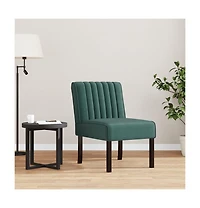 Slipper Chair Dark Green Velvet