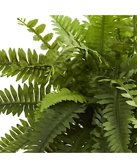 Slickblue Boston Fern Artificial Plant in Decorative Planter