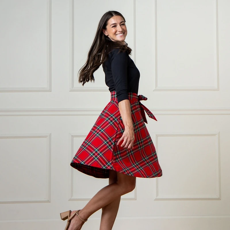 Hope & Henry Women's French Skater Dress
