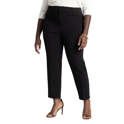 Eloquii Women's The 365 Semi Stretch Slim Leg Pant