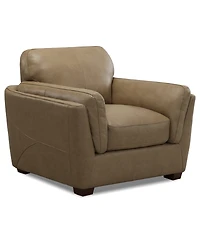 Closeout! Korder Leather Chair, Created for Macy's