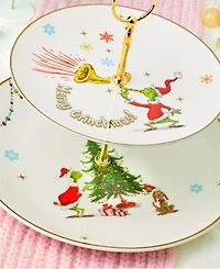 Lenox Grinchmas 2-Tiered Server