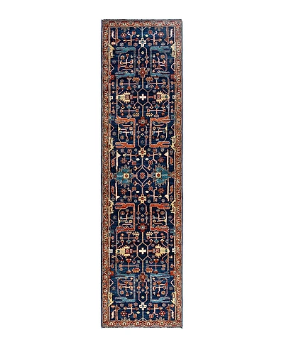 Adorn Hand Woven Rugs Serapi M1993 2'7"x9'9" Runner Area Rug