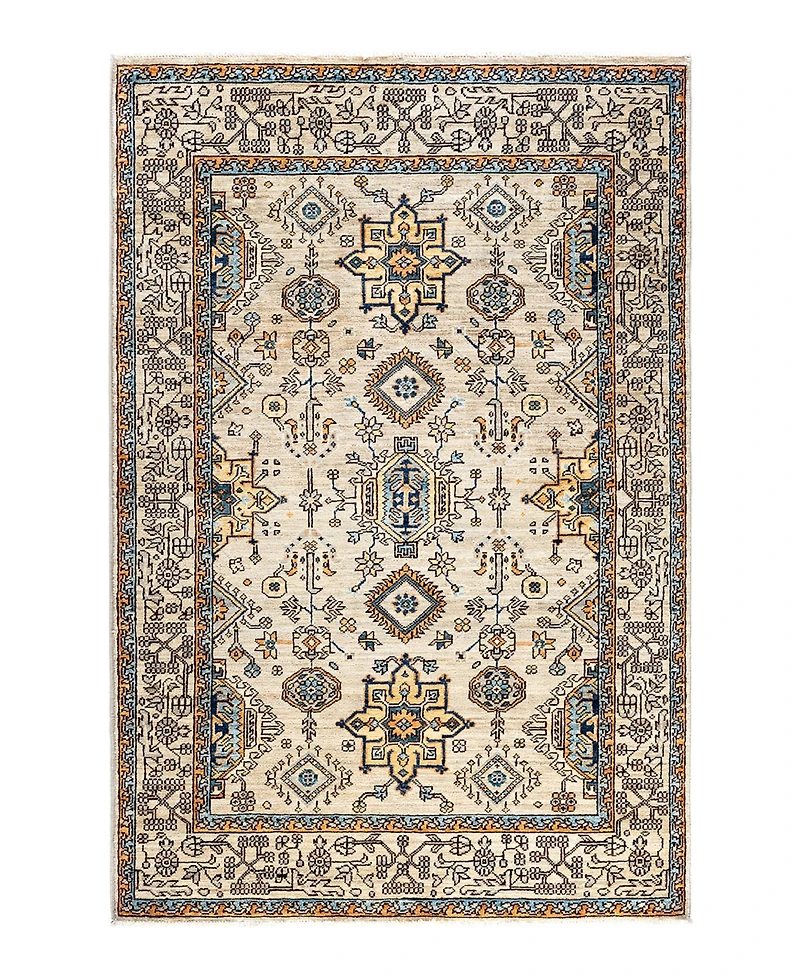 Adorn Hand Woven Rugs Serapi M1993 4'1"x6'1" Area Rug