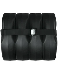 Givimo 4 Pieces 20Lbs Water Filled Weight Plates for Shade Umbrella