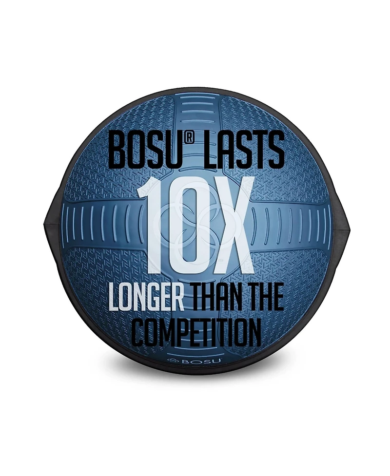 Bosu Home Balance Trainer for Strength, Flexibility, and Cardio Workouts, Blue