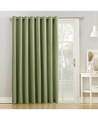 Sun Zero Grant Room Darkening Grommet Sliding Patio Door Curtain Panel