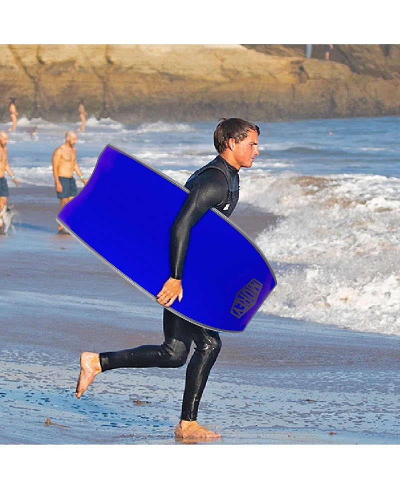 Morey Mach 10 Bodyboard, 40" Crescent Tail Body Board with X-Flex Polypro Core