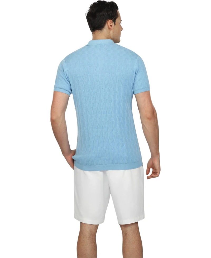 Vustra Men's Knit Short Sleeve Polo