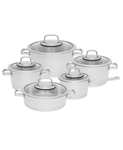 BergHOFF Manhattan 10Pc 18/10 Stainless Steel Cookware Set