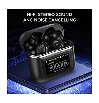 Ear-Buds- Bluetooth 5.3 w/ Lcd Screen- Tws/Noise Cancel- 32Hr Playtime