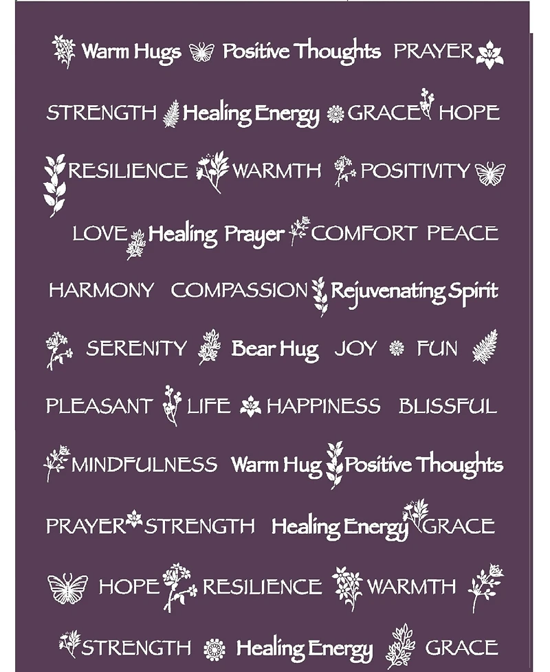 Chanasya Premium Healing Thoughts Prayer Comfort Hugs Sympathy Gift Message Throw Blanket