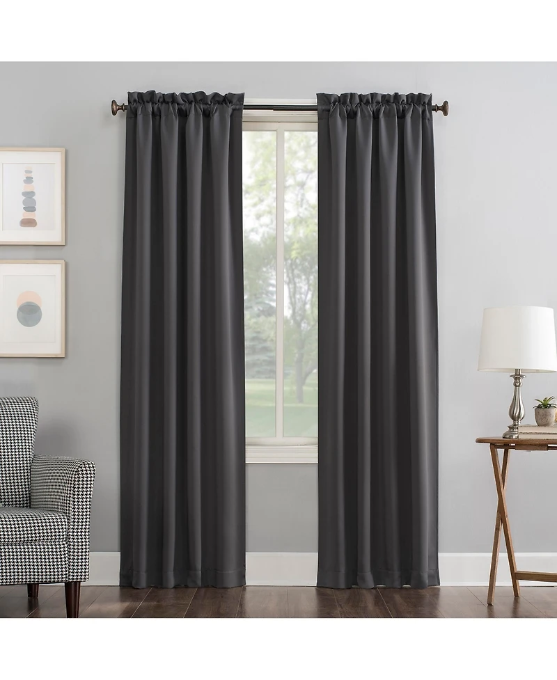 Preston Energy Saving Blackout Rod Pocket Curtain Panel