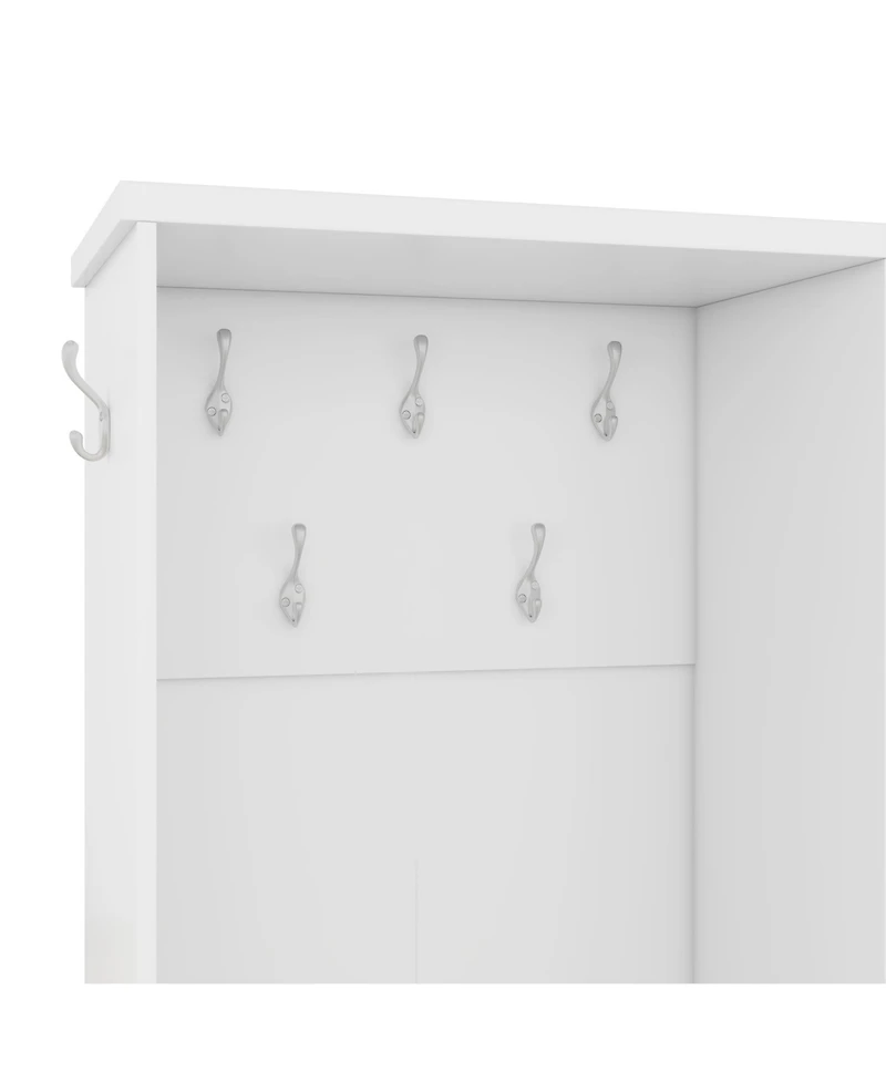 Multi-Purpose Hall Tree with Storage and Bench