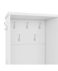Multi-Purpose Hall Tree with Storage and Bench