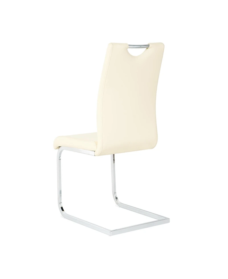 Streamdale Furniture Pu Upholstered Dining Chair (Set of 2)