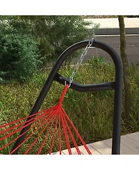 Adjustable Steel Hammock Stand for Two