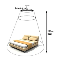 Cowin Universal Dome Mosquito Mesh Net Hanging Bed Canopy
