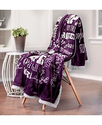Chanasya Premium Hope & Faith Gift Throw Blanket - Cozy, Warm & Fluffy Sherpa