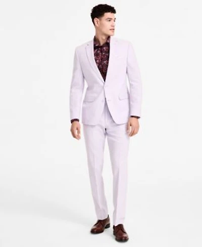 Bar Iii Mens Slim Fit Linen Suit Separates Exclusively At Macys