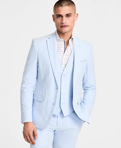 Bar Iii Men's Slim-Fit Linen Suit Jacket, Exclusively at Macy's